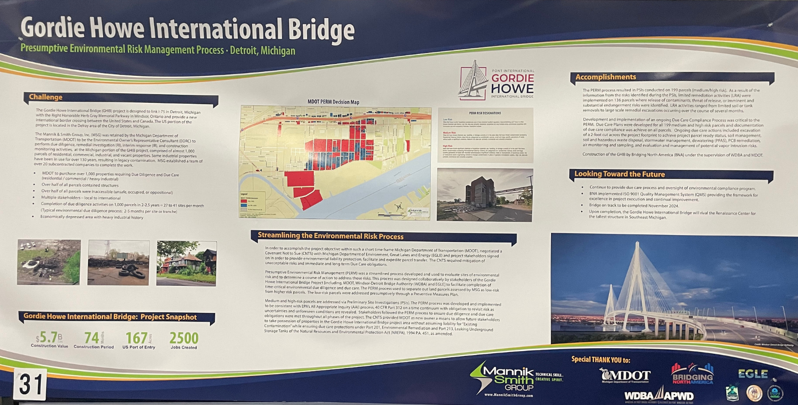 Gordie Howe International Bridge Presumptive Environmental Risk Management Process